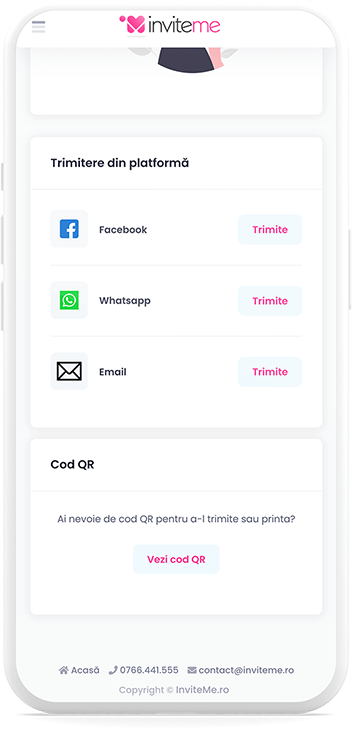 InviteMe.fr - Envoi d'invitation 2