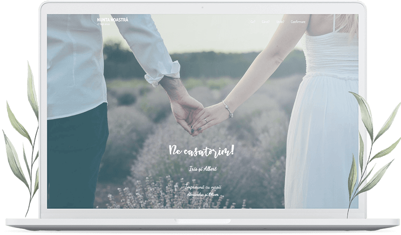 Modèle d'invitation en ligne - Forever